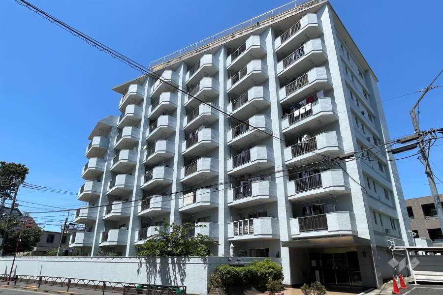 学芸大ダイヤモンドマンションの外観（南東側から）