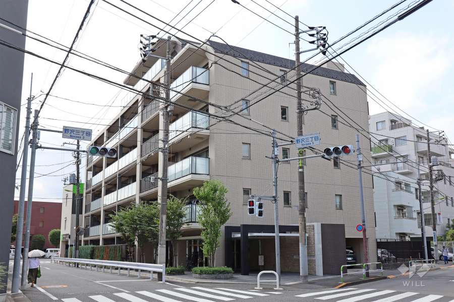 サンクレイドル学芸大学の外観（東側から）