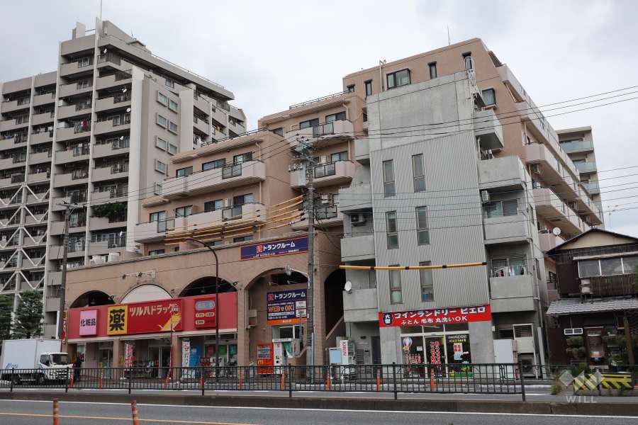 メモアール柿の木坂の外観（南側から）