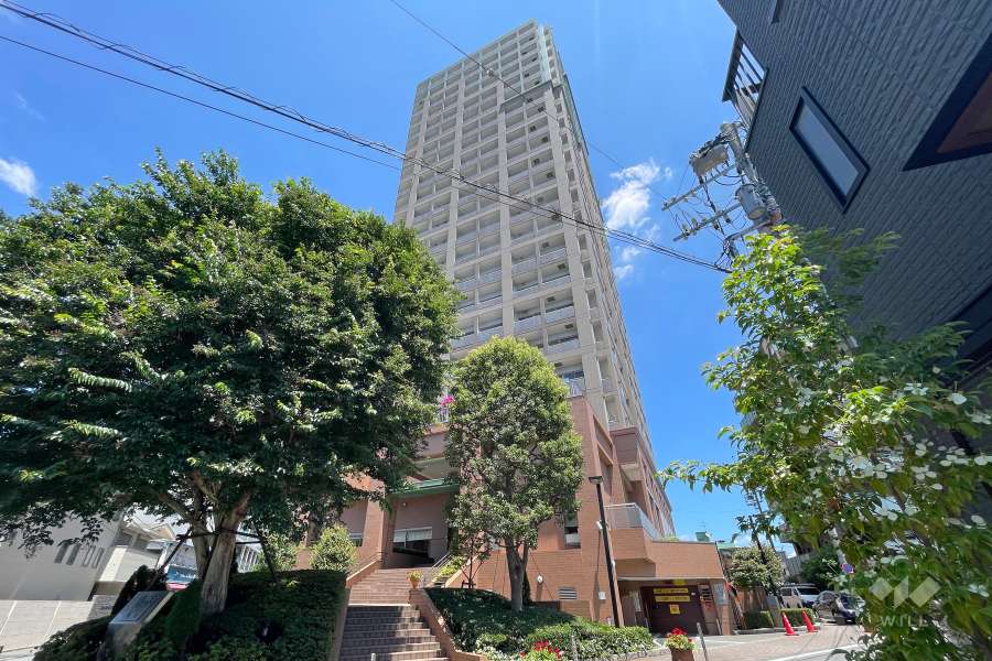 ヴィルヌーブタワー駒沢の外観（南西側から）