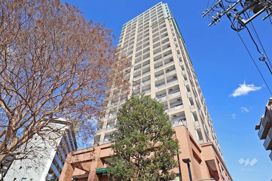 ヴィルヌーブタワー駒沢の外観(南側から)