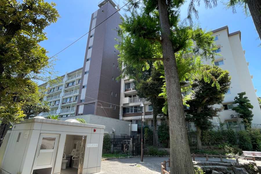 野沢ハイムの外観（北西側から）