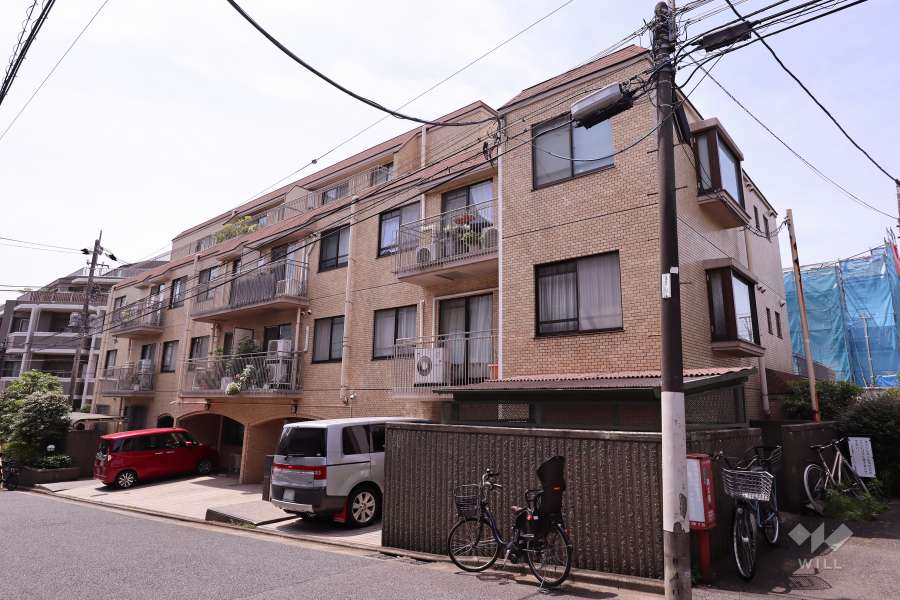 世田谷野沢マートルコートの外観（北西側から）