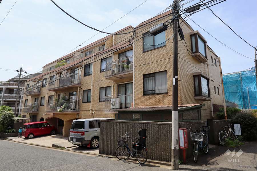 世田谷野沢マートルコートの外観（北西側から）