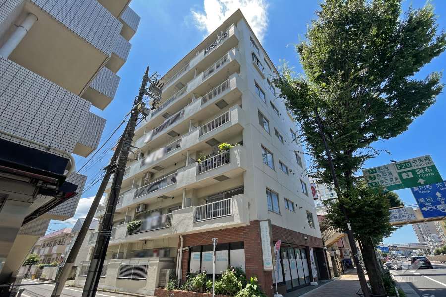 ローヤルハイツのざわの外観（東側から）