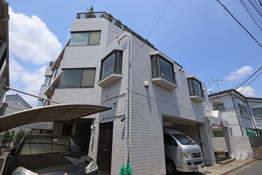 グランメルシー駒沢の外観（南側から）