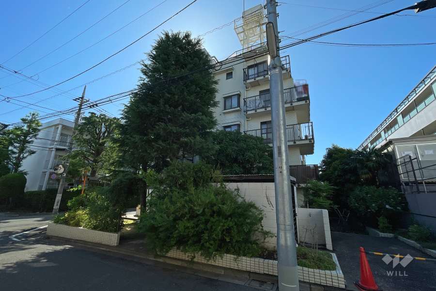 ライオンズマンション上野毛第3の外観（西側から）　