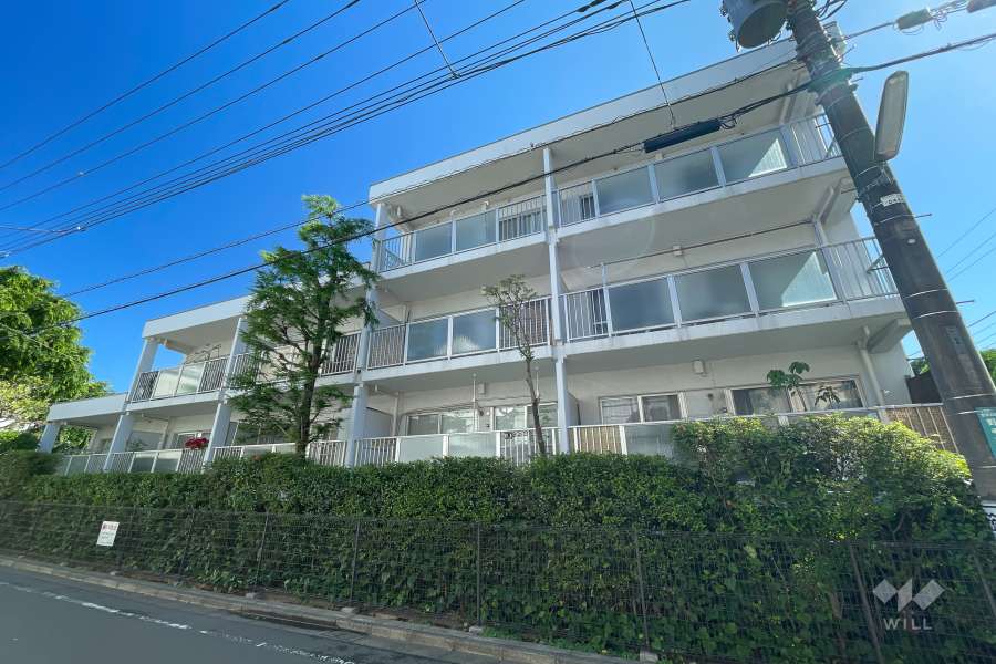 上野毛リッツハウスC館の外観（南側から）