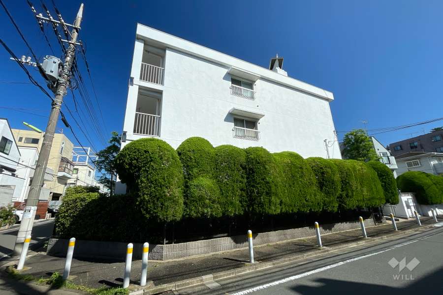 上野毛リッツハウスC館の外観（南東側から）