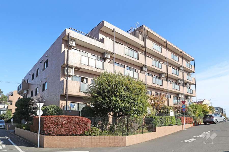 マイキャッスル二子玉川園の外観（南西側から）