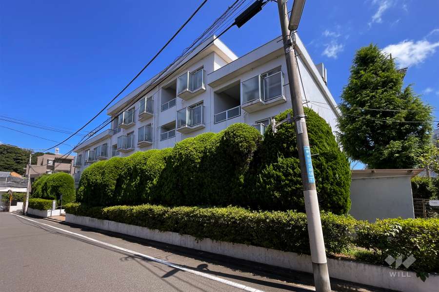 上野毛リッツハウスA館の外観（北西側から）