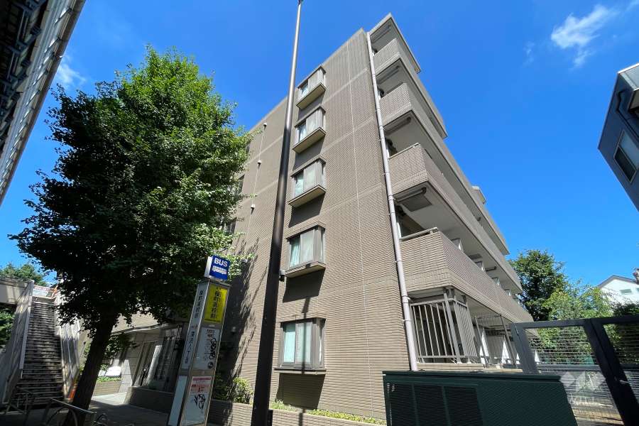 菱和パレス世田谷桜新町の外観（東側から）