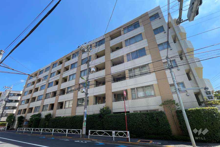 用賀パークハウスの外観（南側から）　