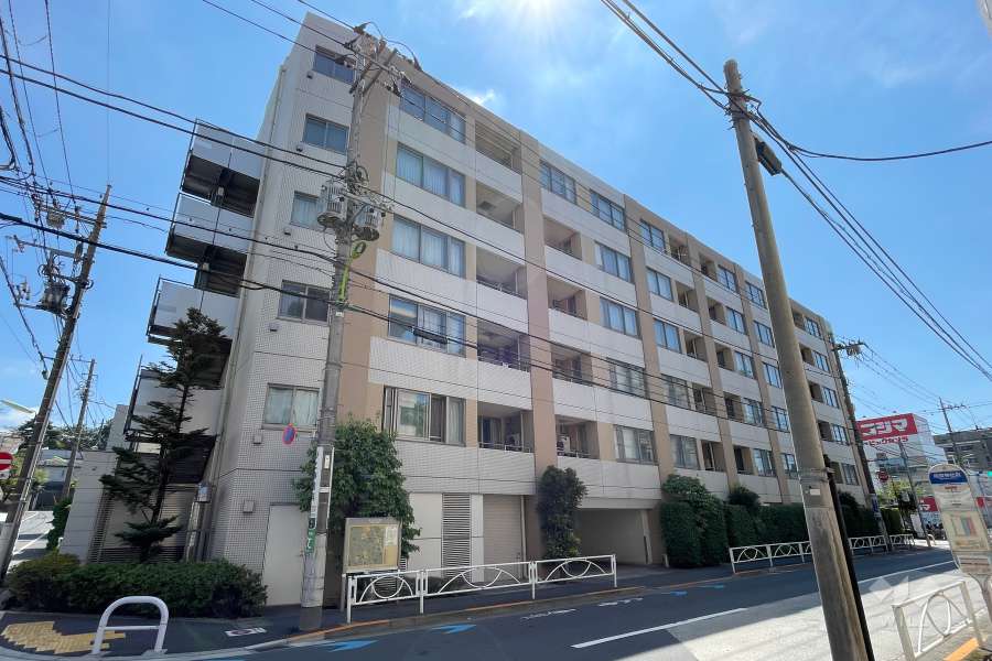 用賀パークハウスの外観（西側から）　