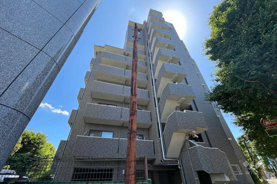 アミティ用賀の外観（北側から）