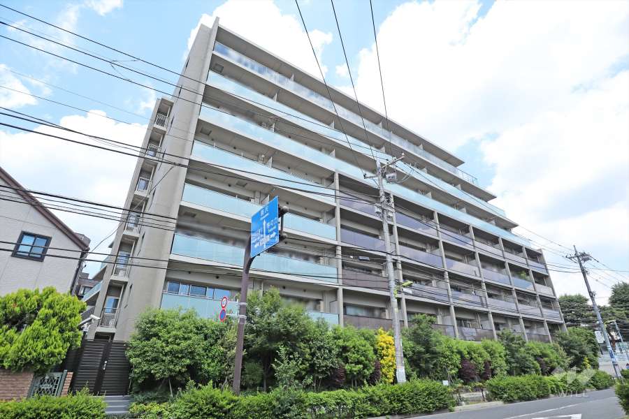 パークホームズ用賀一丁目の外観（南側から）