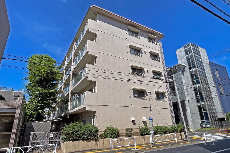 用賀マンションの外観（南東側から）