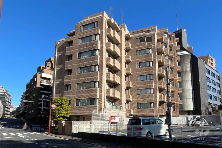 一番町2パークマンションの外観（南西側から）　