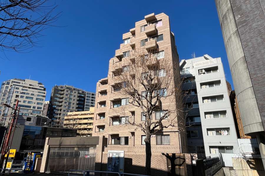 一番町2パークマンションの外観（南東側から）　