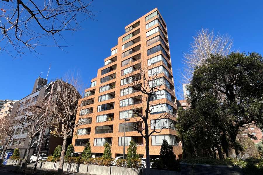 一番町パークマンションの外観（南東側から）