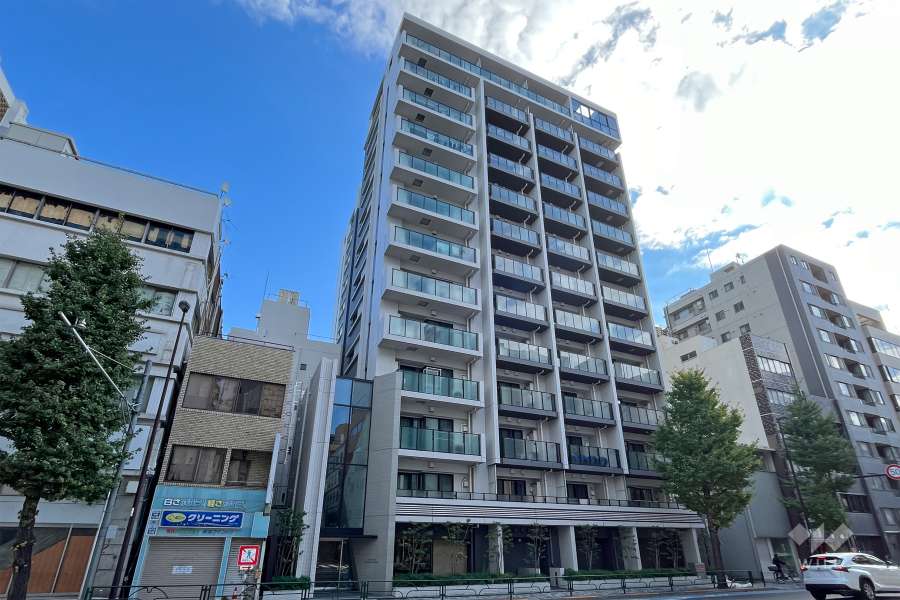 シティハウス千代田外神田の外観（北西側から）