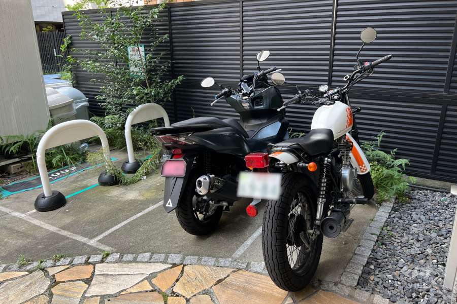 バイク置場