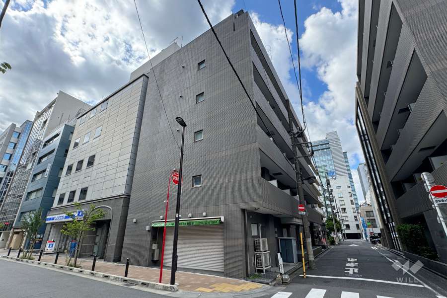 パレステュディオ御茶ノ水駿河台参番館の外観（北東側から）