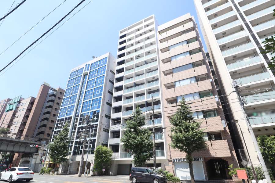 プレミアムキューブ秋葉原の外観（北東側から）　