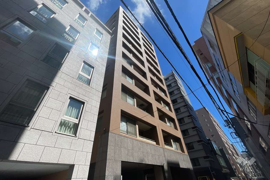 ローヤルシティ神田佐久間町の外観（南西側から）