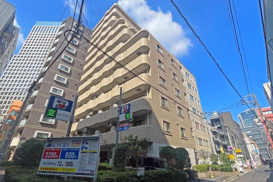 ダイアパレス水道橋の外観（南東側から）