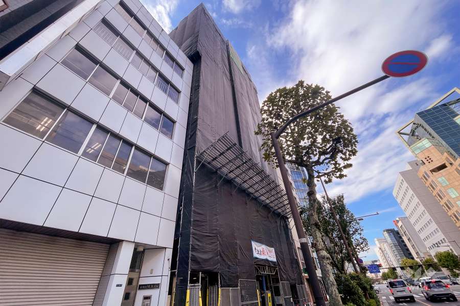 ハイツ神田岩本町の外観（北東側から）