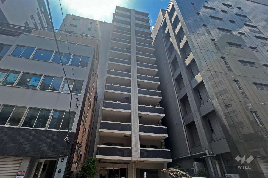 プレシス東神田の外観(東側から)