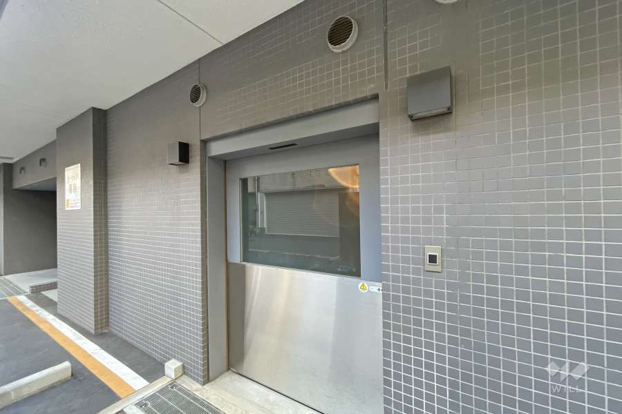 駐輪場の出入り口