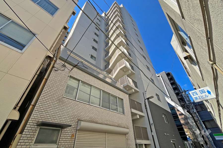 リビオレゾン大手町の外観（南東側から）