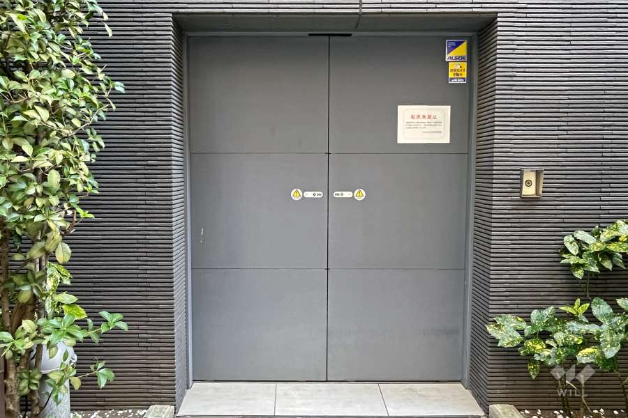 屋内に設けられた駐輪場