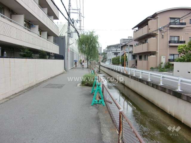 マンション東側の通り