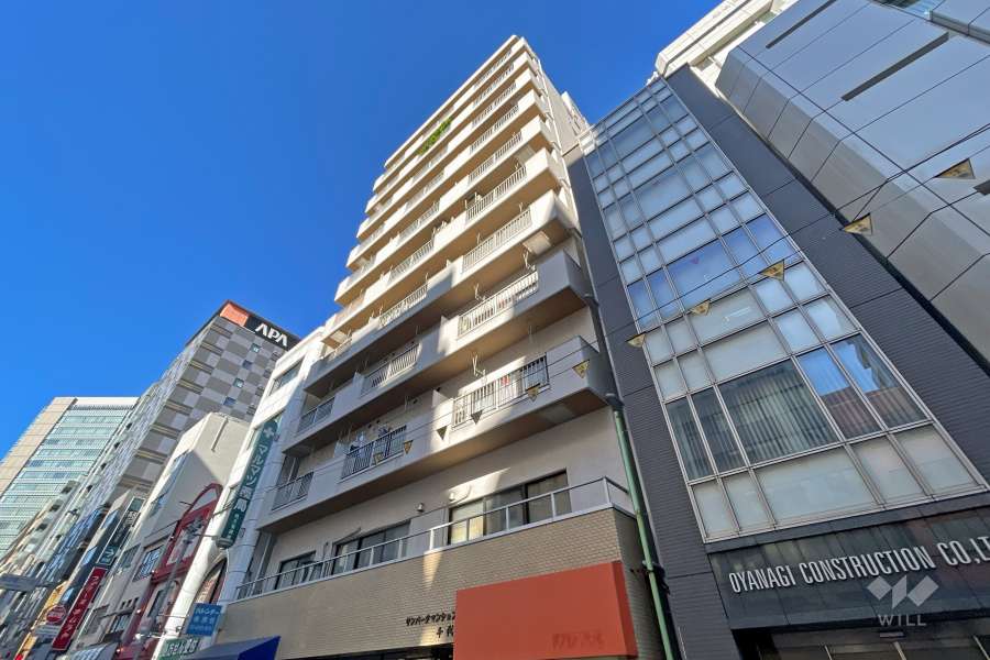 サンパークマンション千代田の外観（南側から）