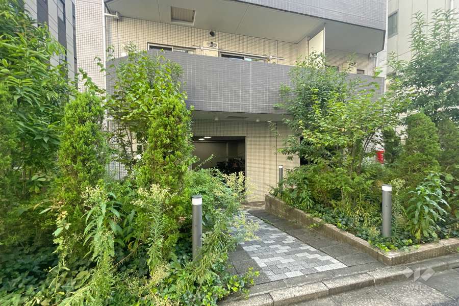 駐輪場の出入り口