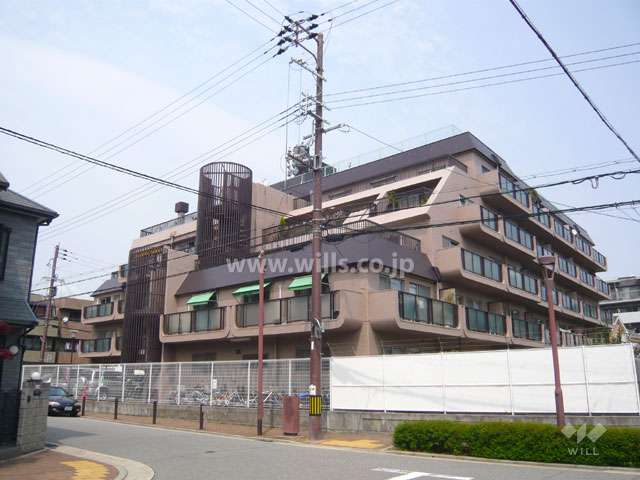 敷地西側前面道路（北西側から）