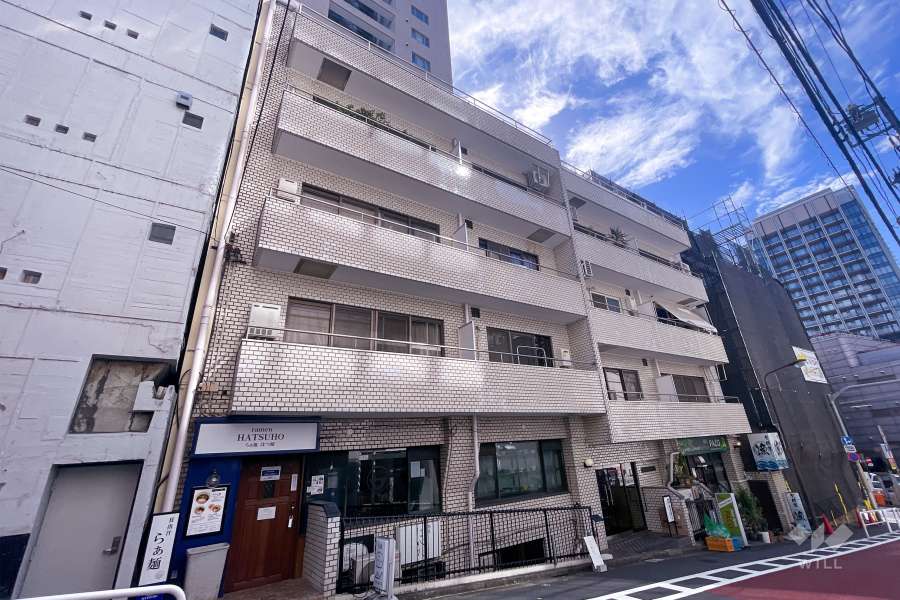 エクシール平河町の外観（北西側から）