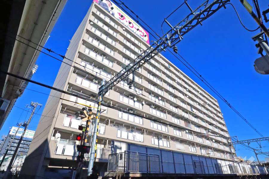 三洋キャッスルハイツの外観(南西側から)