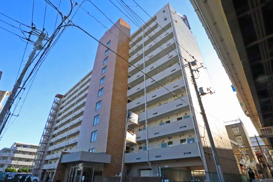 三洋キャッスルハイツの外観(北西側から)