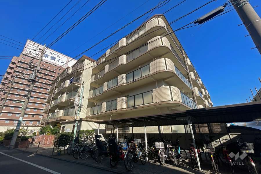 ローズハイツ萩中公園の外観（南西側から）