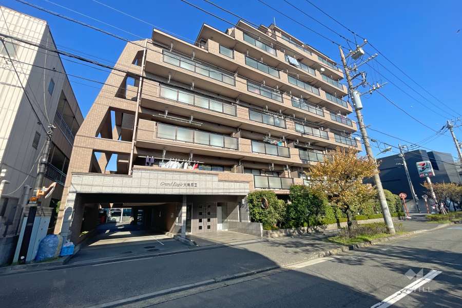 グランイーグル大鳥居２の外観（南西側から）