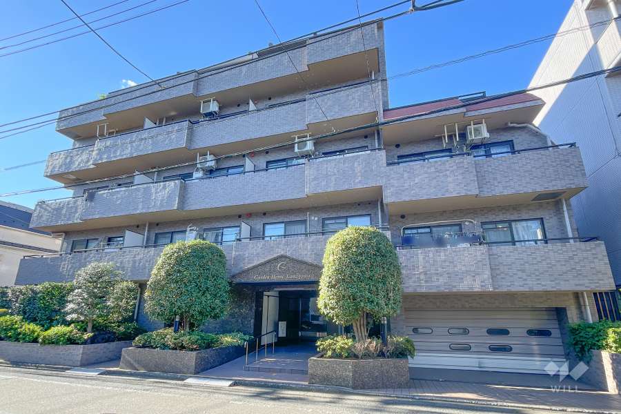 ガーデンホーム多摩川の外観（東側から）