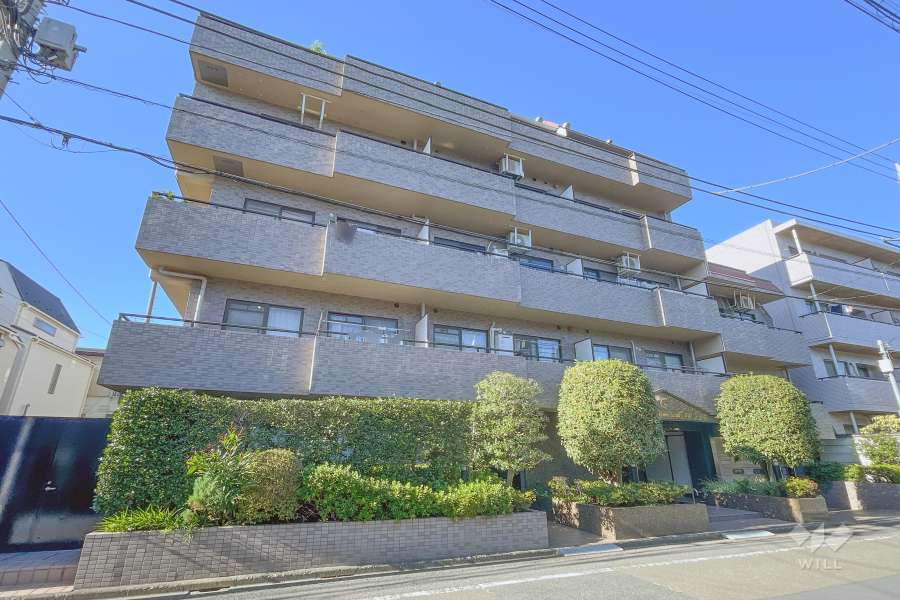 ガーデンホーム多摩川の外観（南側から）