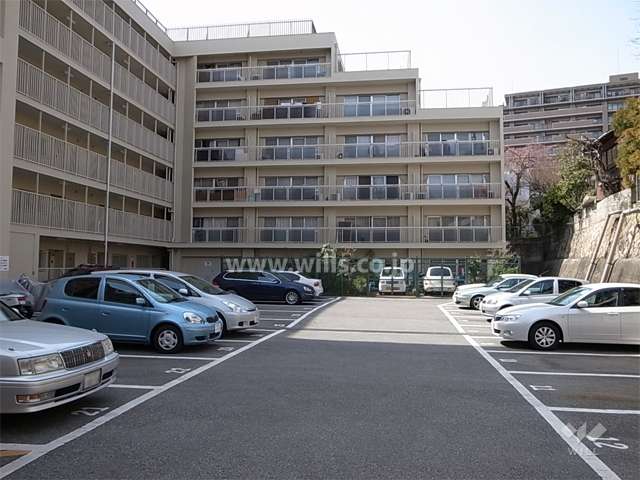 北側中央の敷地内駐車場（平面式）