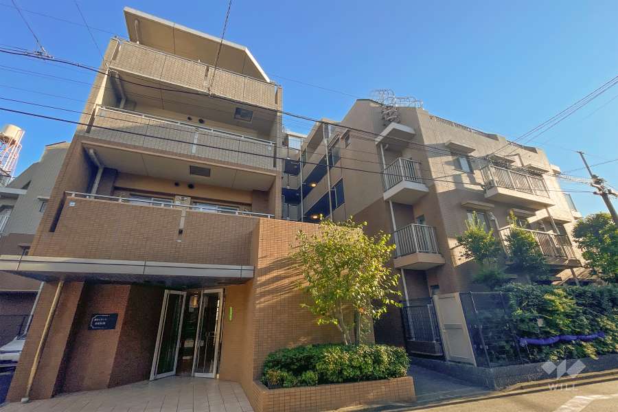 藤和シティホームズ多摩川鵜の木の外観（北東側から）