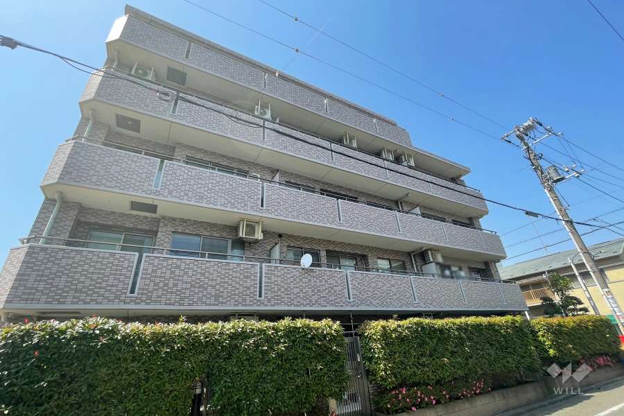 ソルシェ多摩川の外観（南側から）