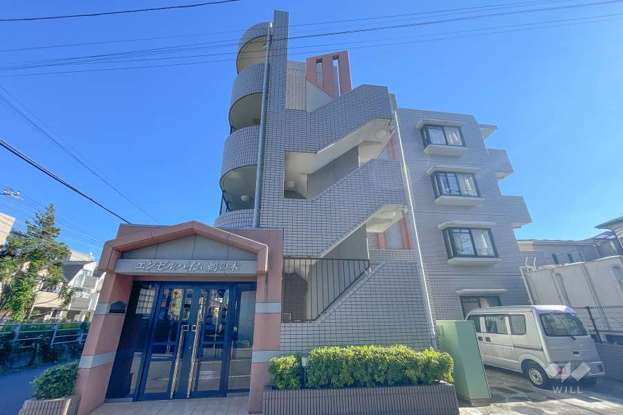 エンゼルハイム鵜の木の外観（北西側から）